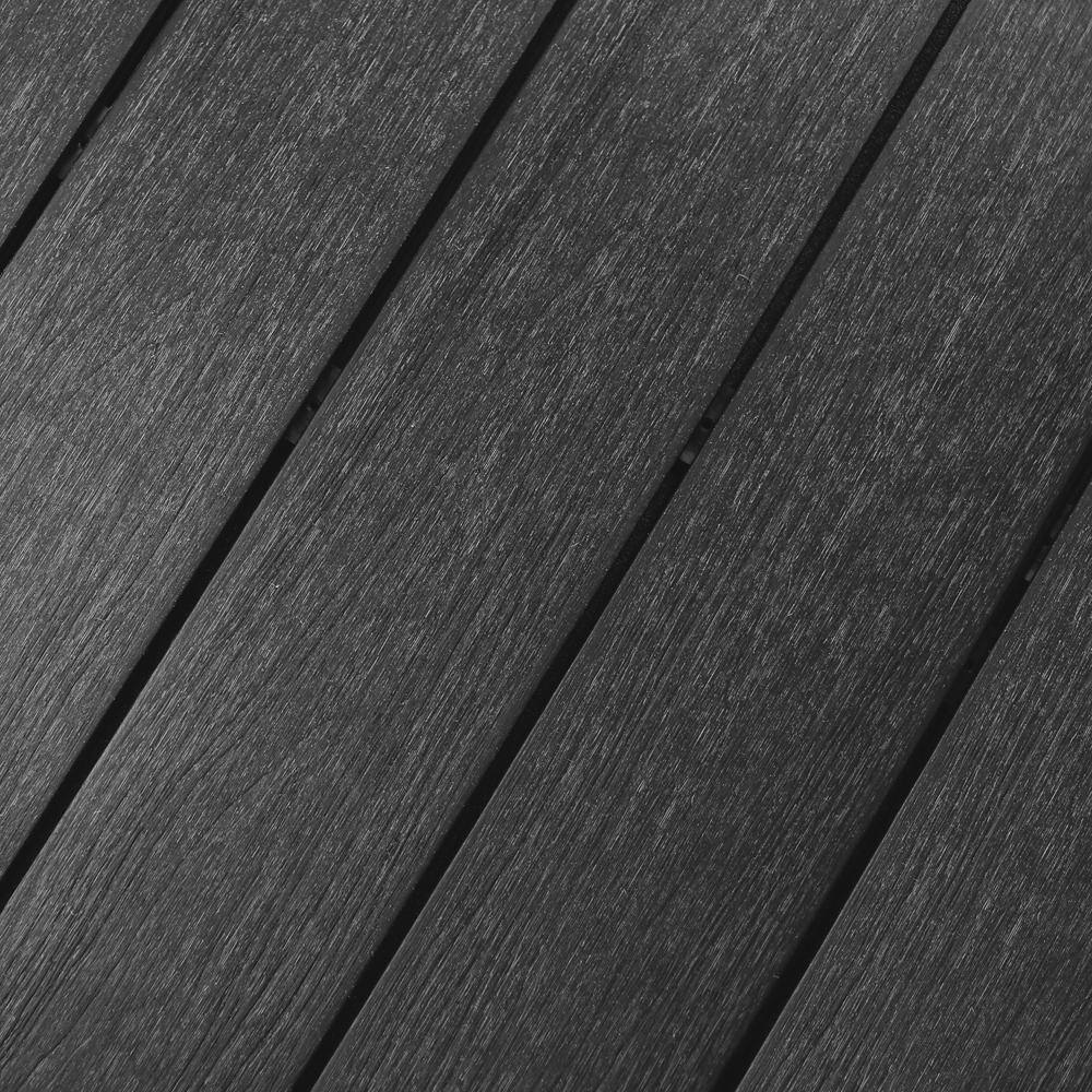 NewTechWood UltraShield Naturale Magellan Series 1 in. x 6 in. x 1 ft. Hollow Hawaiian Charcoal Composite Deck Board Sample us01-16-N-CH-S