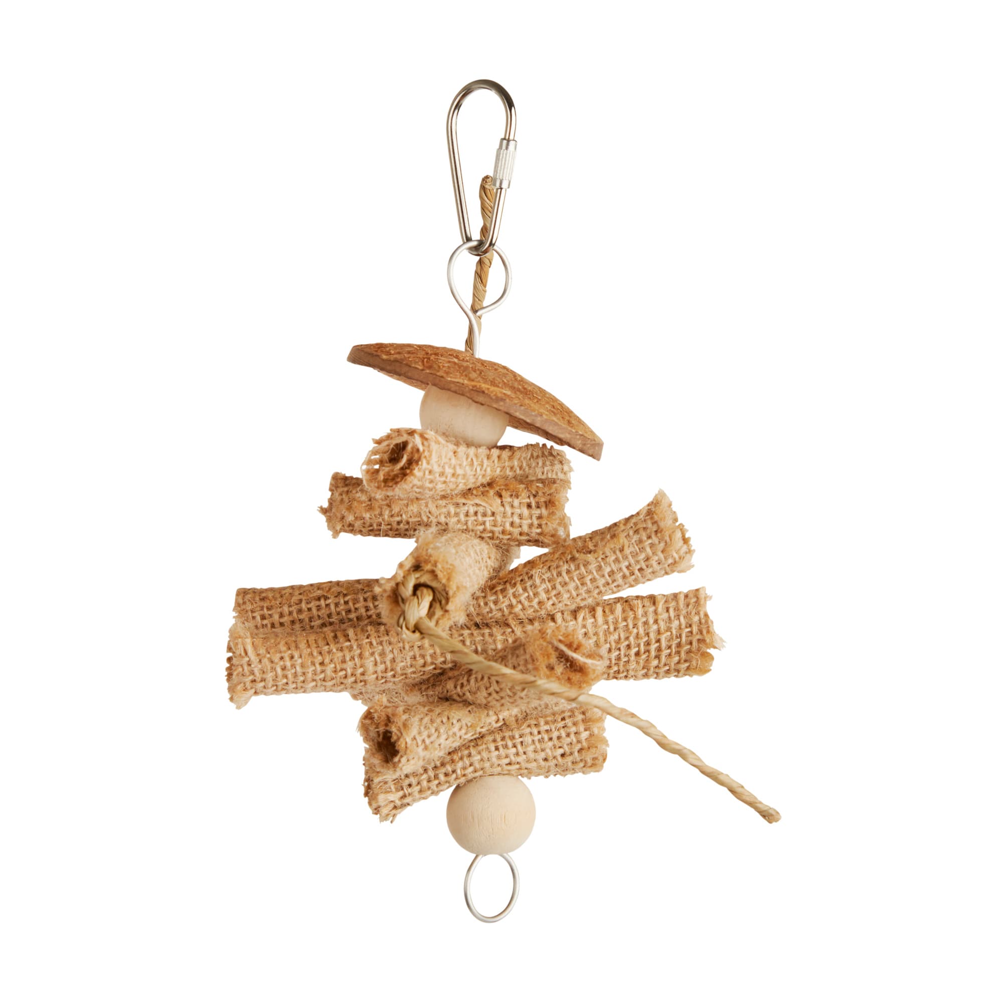 You  Me Rustic Rolls Chewing Bird Toy， Small