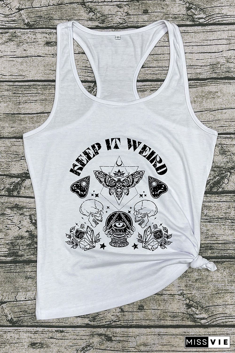 Keep It Weird Graphic Tank Top