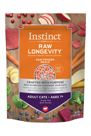 Instinct Longevity Beef Bites Raw Senior Cat FoodShop in-store， pick it up curbside， or get it delivered same-day. Click now to buy.