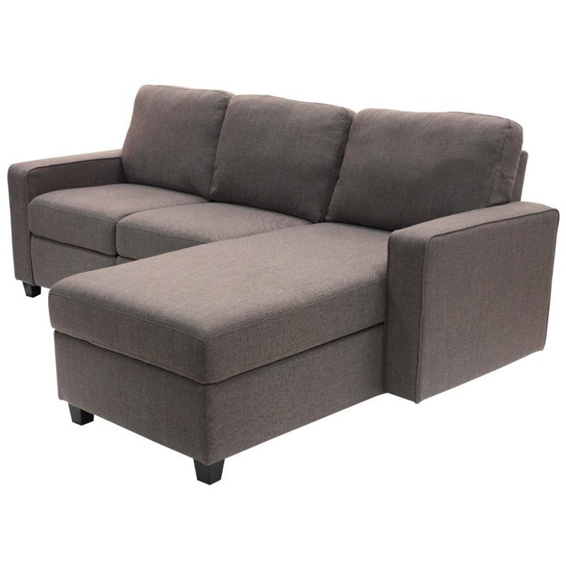 Pemberly Row Right Facing Reclining Sectional in Gray