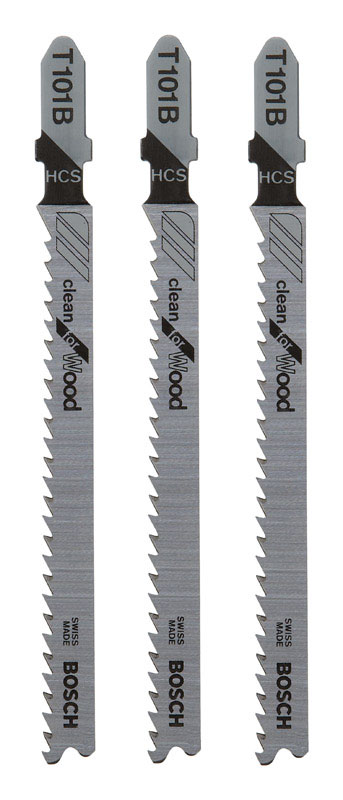 Bosch 4 in. Metal T-Shank Ground teeth and taper ground back Jig Saw Blade 10 TPI 3 pk