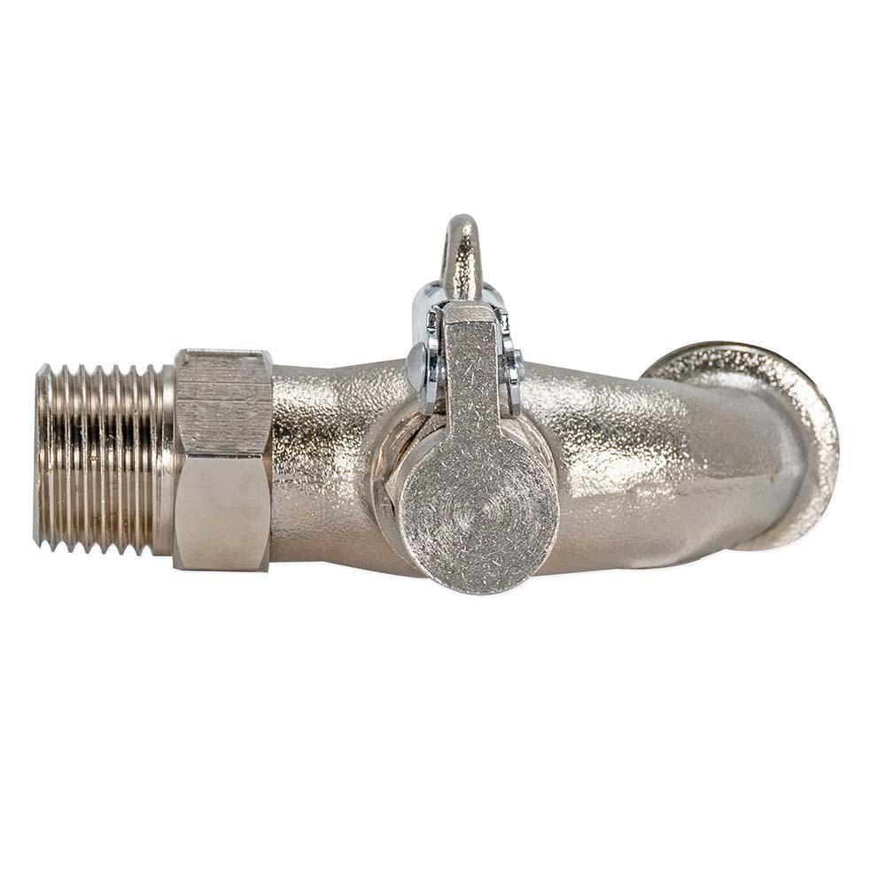 EZ-FLO 12 in. MIP Brass Hose Bibb with Locking Mechanism 20182