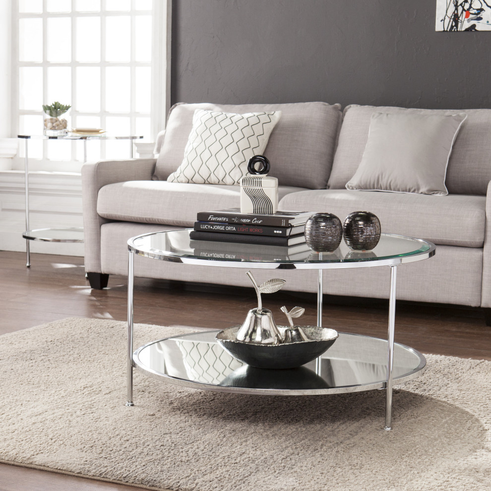 Risa Cocktail Table   Contemporary   Coffee Tables   by HedgeApple  Houzz