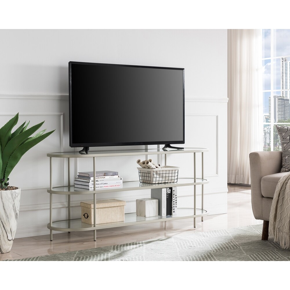 Leif Oval TV Stand for TVs up to 60\