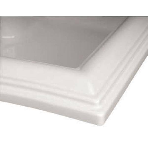 Hydro Systems Debra 72 in. x 42 in. Rectangular Drop-in Bathtub in White DEB7242ATO-WHI