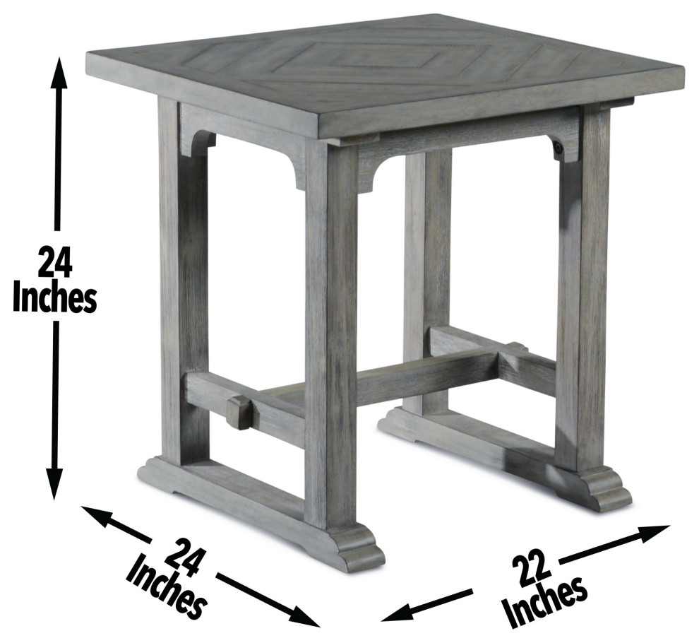 Whitford End Table   Farmhouse   Side Tables And End Tables   by Steve Silver  Houzz