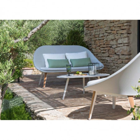 Banquette de jardin 2 places Vanity VLAEMYNCK - Salon de jardin design