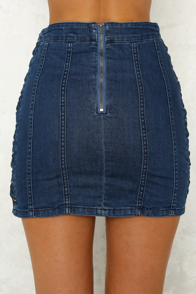 Good News Skirt Dark Blue