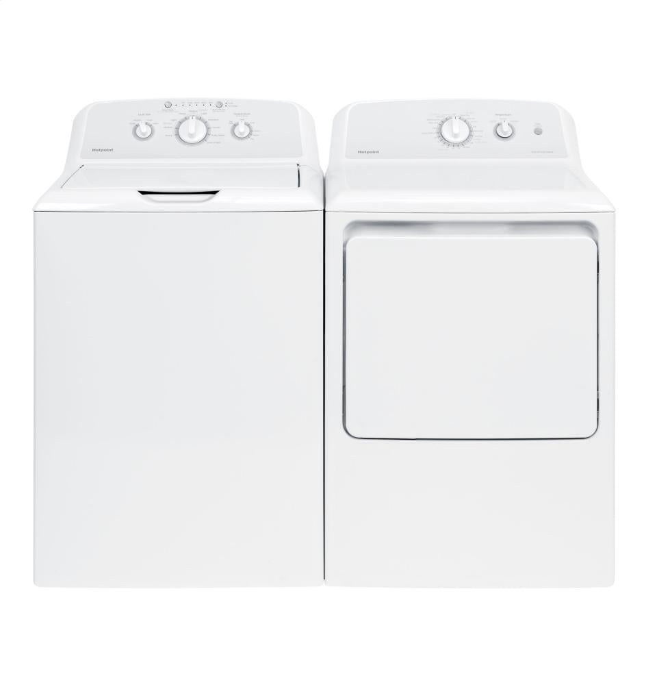 Hotpoint HTX24EASKWS Hotpoint® 6.2 Cu. Ft. Capacity Aluminized Alloy Electric Dryer