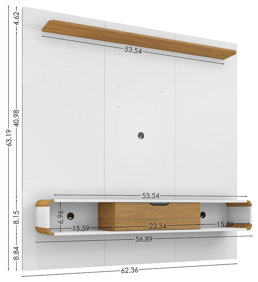 Manhattan Comfort Camberly Floating Entertainment Center 3 Shelves  Decor Shelf   Contemporary   Entertainment Centers And Tv Stands   by Manhattan Comfort  Houzz