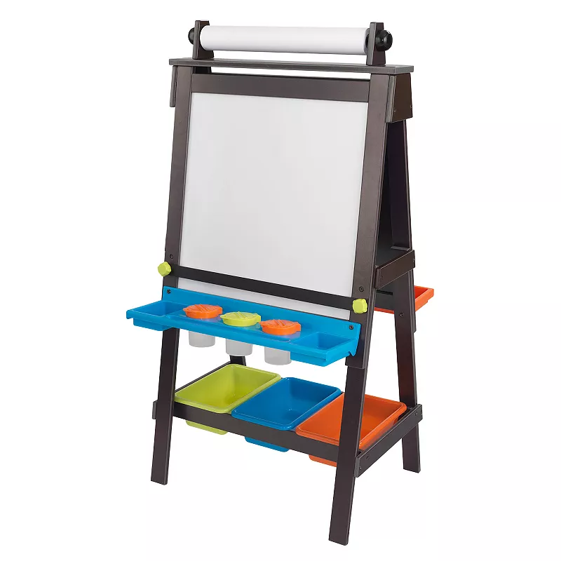 KidKraft Storage Easel - Espresso