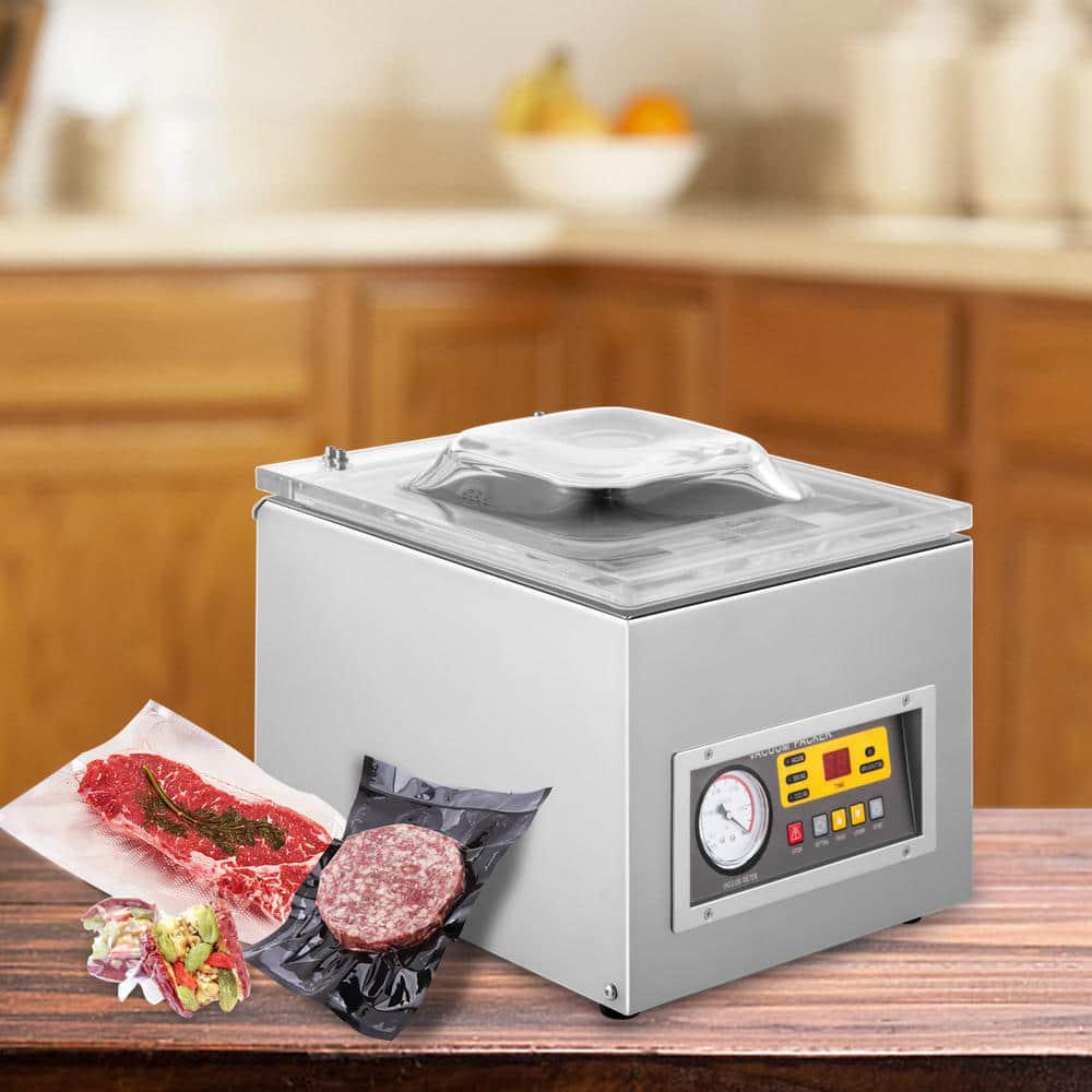 VEVOR Food Vacuum Sealer Machine 120 Watt Chamber Packaging Sealer 110Volt for Food Saver Home Commercial Kitchen