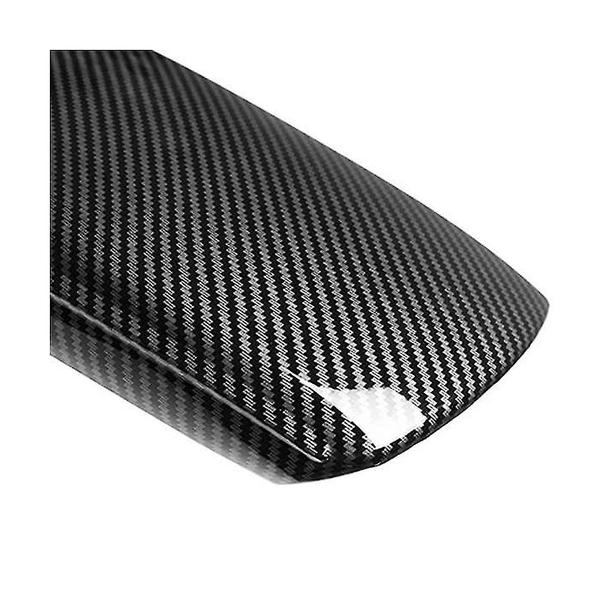 Car Carbon Fiber Center Console Armrest Box Panel Cover Decoration Stickers For X5 E70 X6 E71 2008-