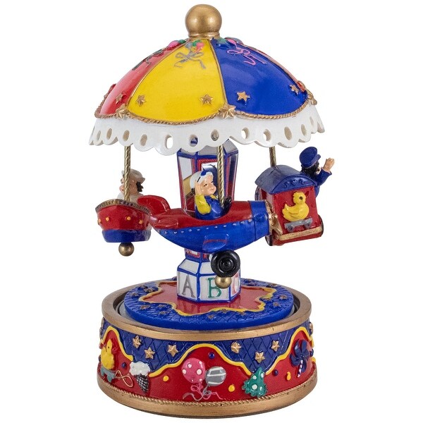 Children's Boat，Plane and Train Animated Musical Carousel