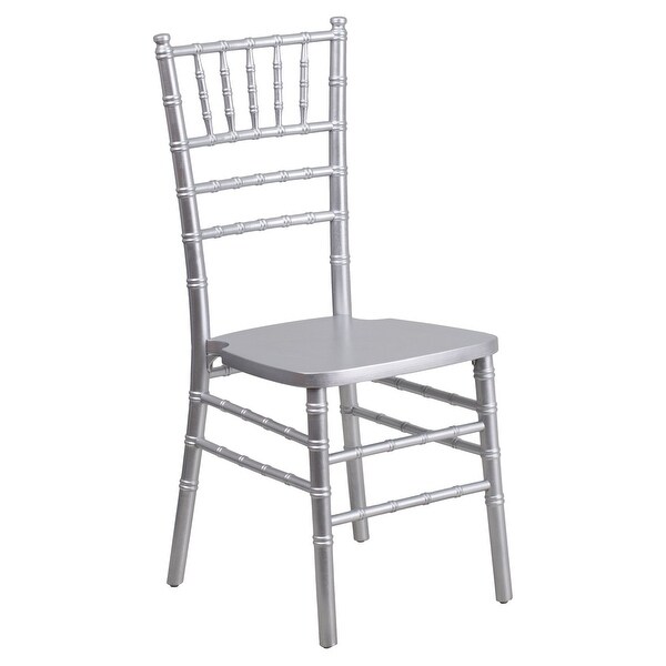 HERCULES Series Silver Wood Chiavari Chair