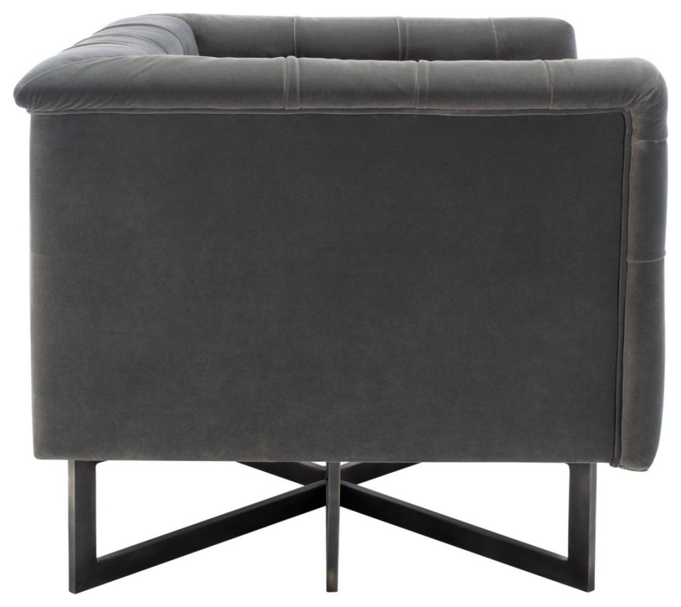 Rosco Modern Tufted Accent Chair   Transitional   Armchairs And Accent Chairs   by Love Sofa  Houzz