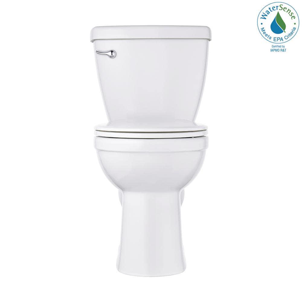 Delta Foundations 2piece 128 GPF Single Flush Round Front Toilet in White Seat Included