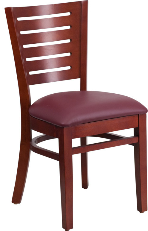 Flash Furniture Darby Series Slat Back Wooden Restaurant Chair   Transitional   Dining Chairs   by Global Discount Store LLC  Houzz