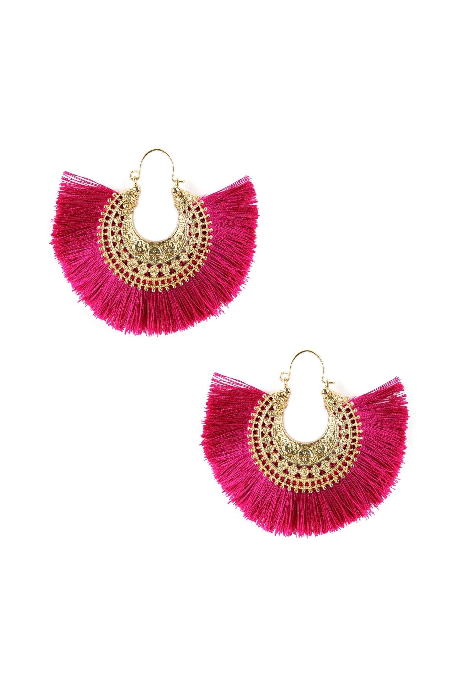 Major Fan Tassel Earrings