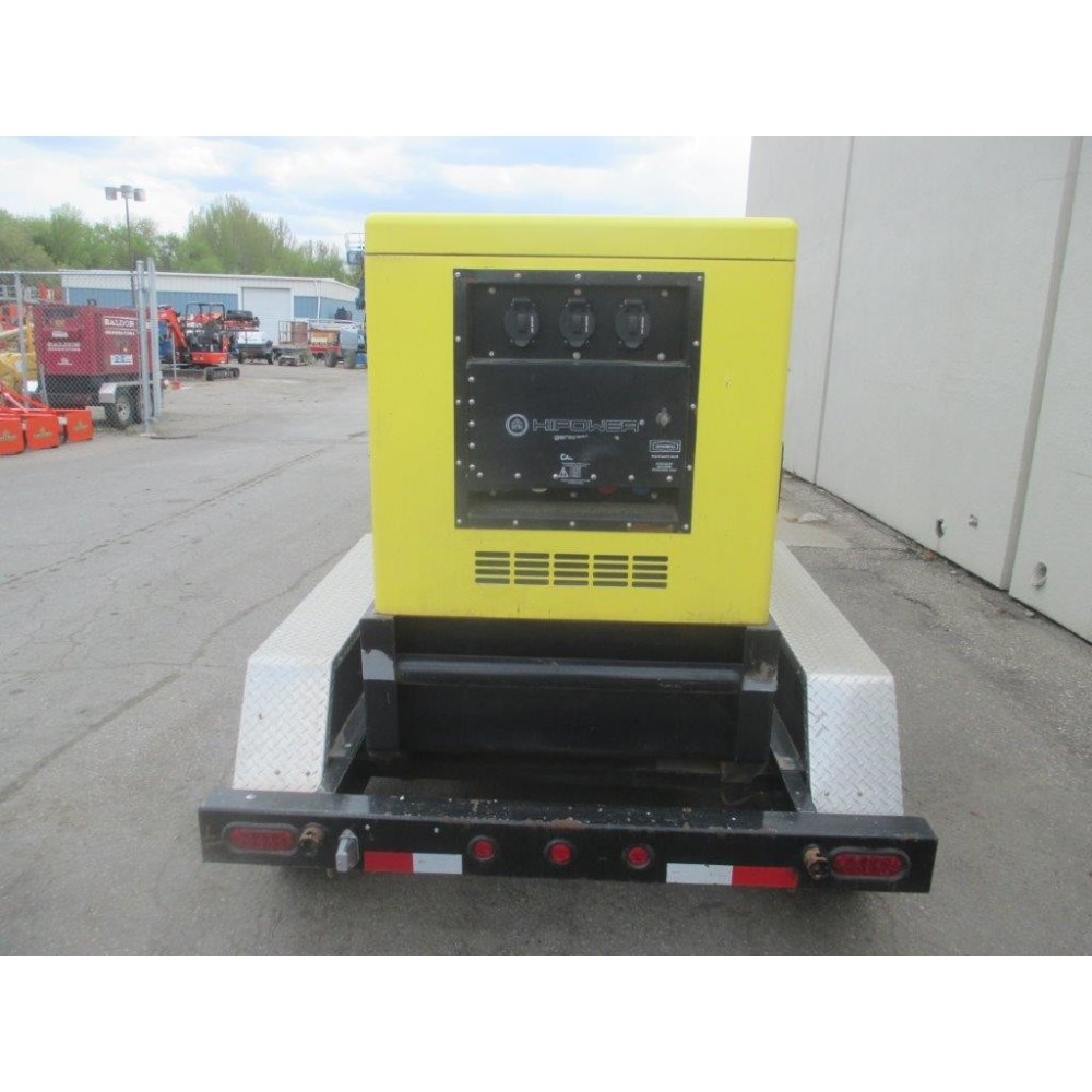 HiPower HRYW-50T6 Towable Generator 50KVA Diesel Powered 2011 Used ;