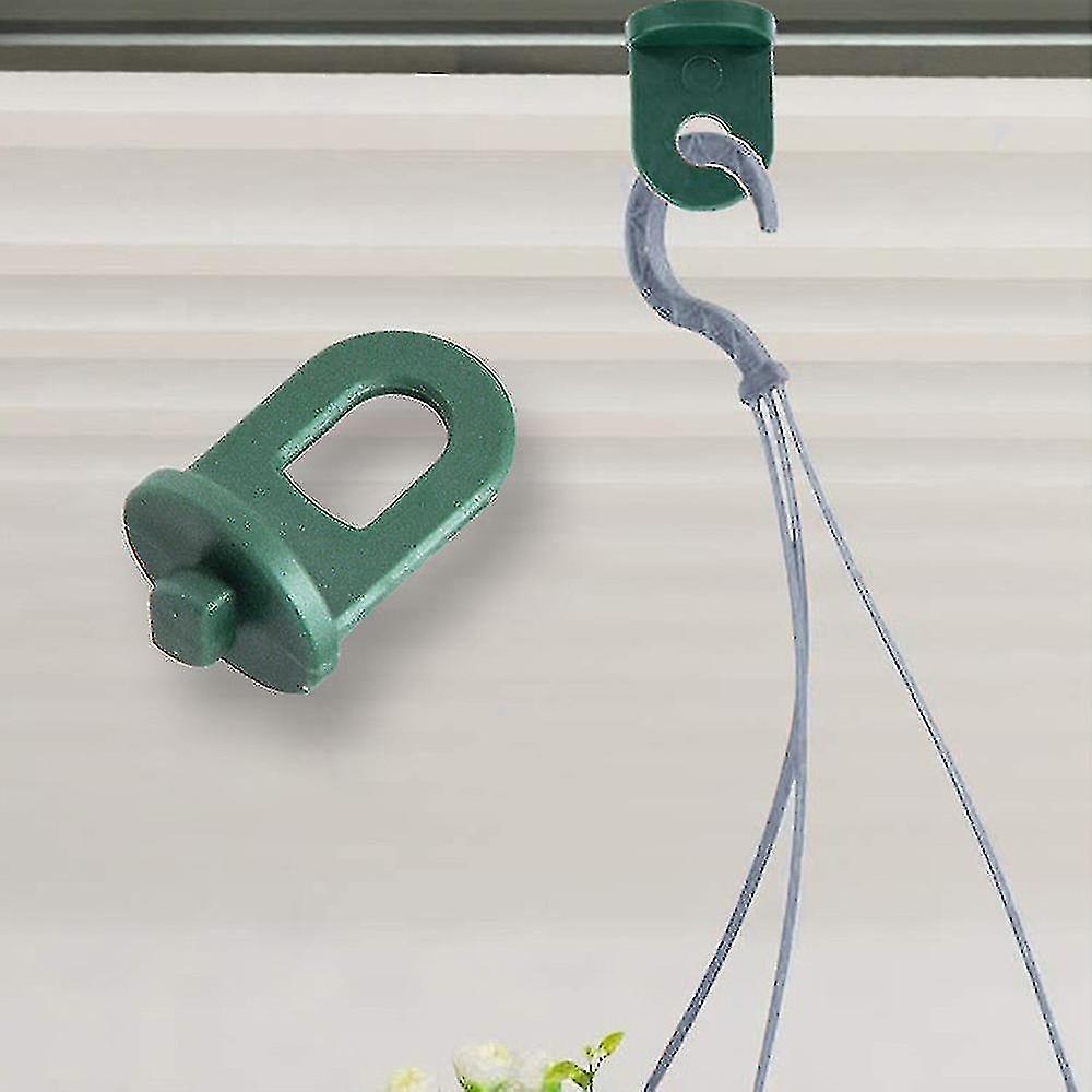 50pcs/set Plastic Greenhouse Hooks Plant Flower Stand Hanging Clip Set Plant Hanger Greenhouse Gadge