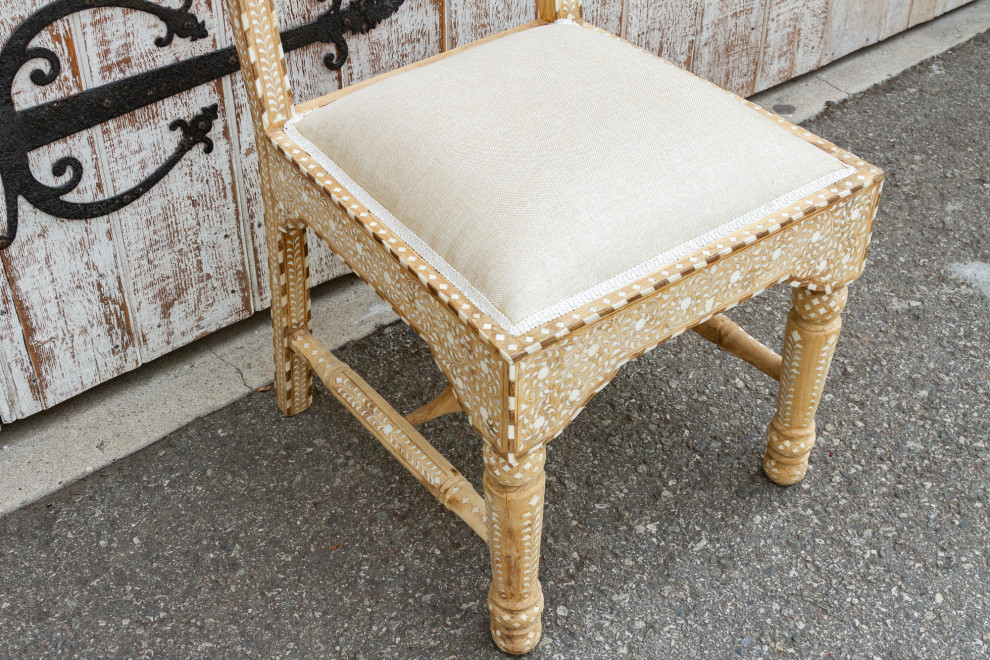 British Colonial Inlaid Chair   Mediterranean   Dining Chairs   by De cor  Houzz