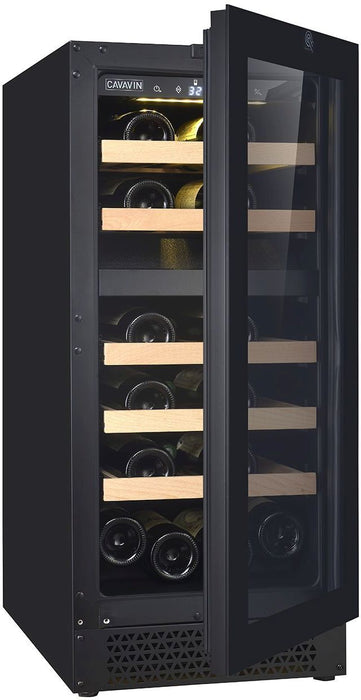 Cavavin V024WDZFG Vinoa Collection 15quot Black Wine Cooler