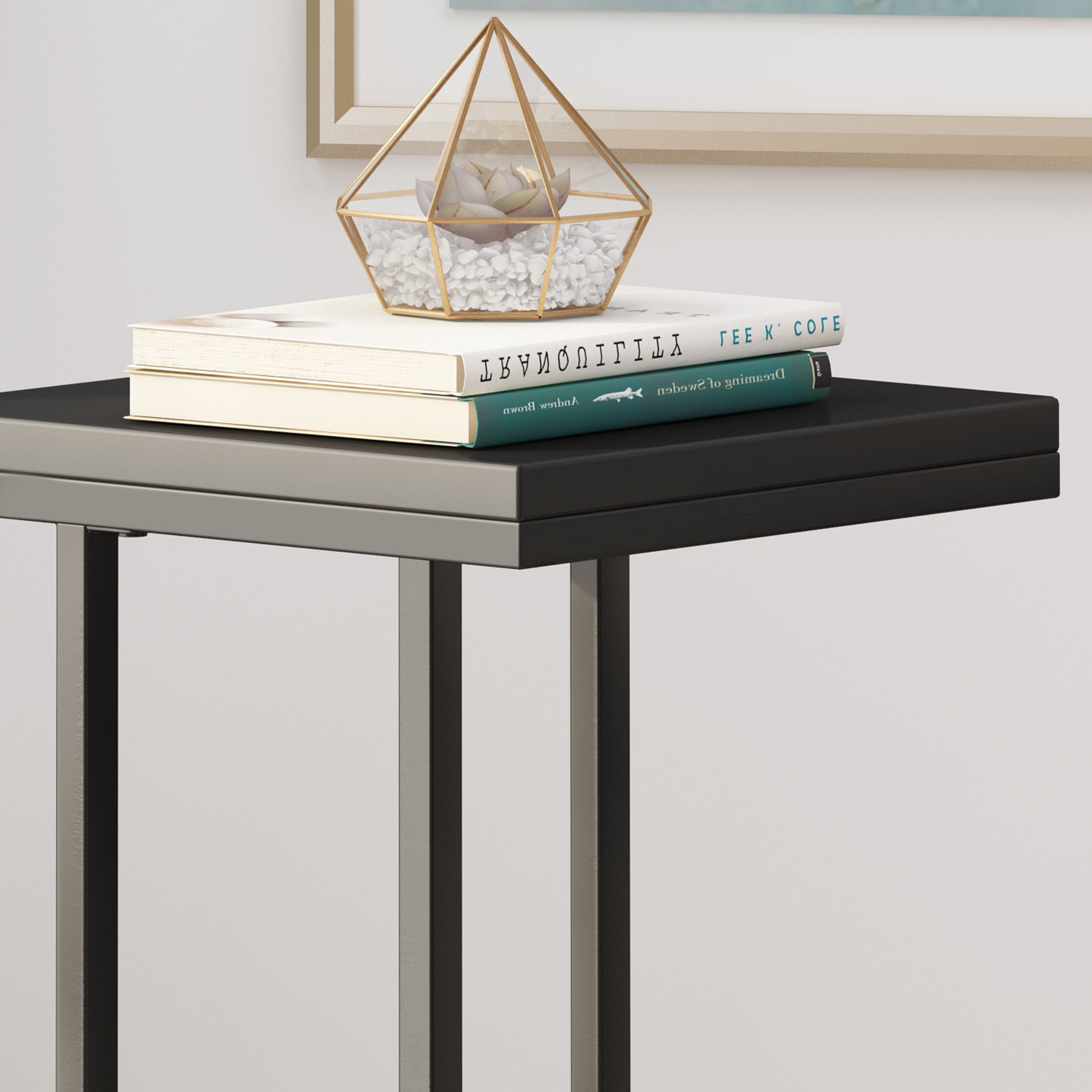 Zakirah Modern Faux Wood End Table