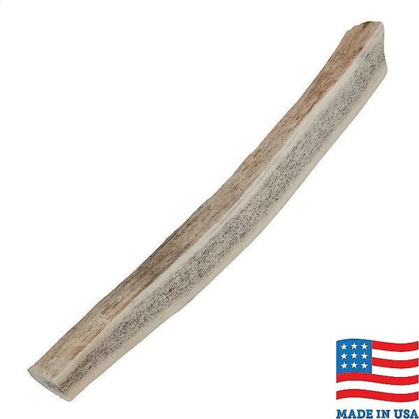 Bones and Chews Made in USA Elk Antler Split Dog Chew， 6.0 - 7.5-in， Medium