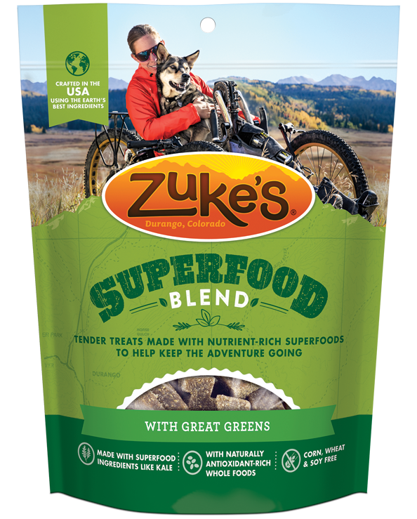 Zukes SuperFood Blend with Great Greens Dog Treats