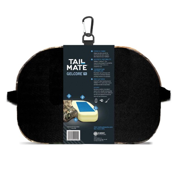 Tail Mate Gelcore Outdoor Tree Stand Seat Cushion For Hunting And Fishing Mossy Oak Break Up Country