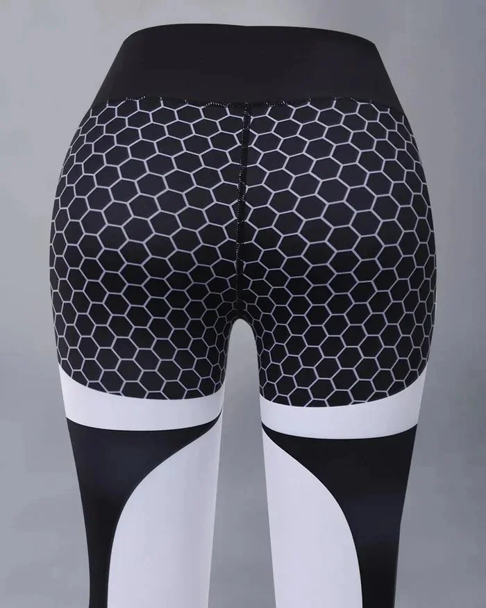 🔥🔥[Buy 2 Free Shipping]🍑Colorblock Butt Lifting High Waist Sp
