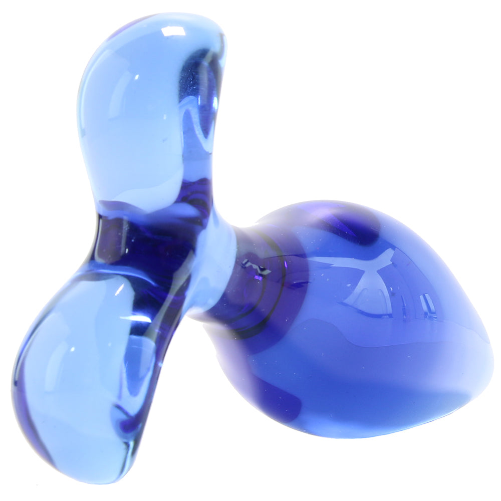 Chrystalino Expert Blue Glass Butt Plug