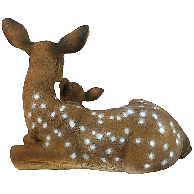 Design Toscano Mother x27 s Love Doe And Fawn Sculpture Multicolored