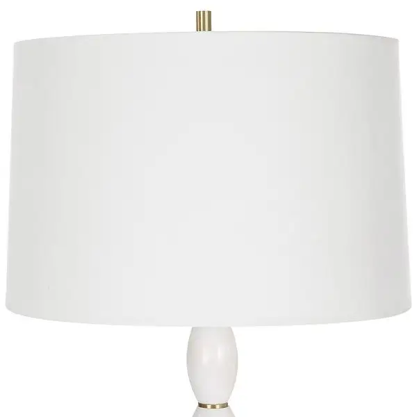 Uttermost Regalia White Marble Table Lamp - 16 W X 31.25 H X 16 D (in)