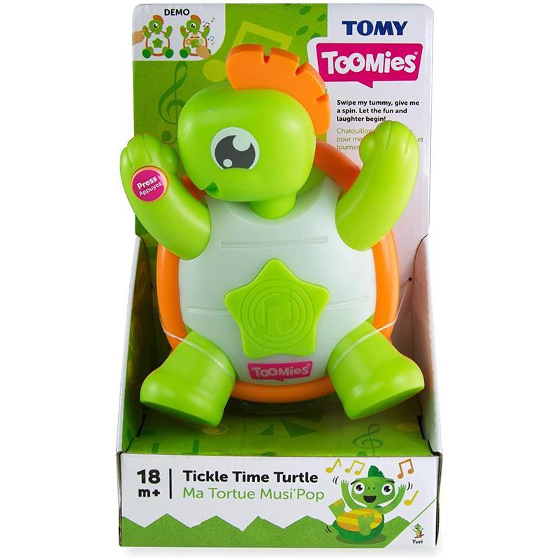 Tomy Toomies Sensory Toys Tickle Time Turtle