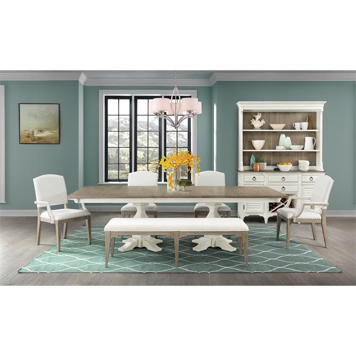 Charleston 7pc Dining Set  - Extendable (84-108)