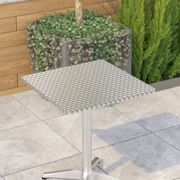 Square Aluminum Indoor outdoor Table