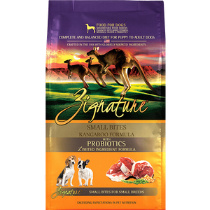 Zignature Kangaroo Limited Ingredient Formula Small Bites Dry Dog Food