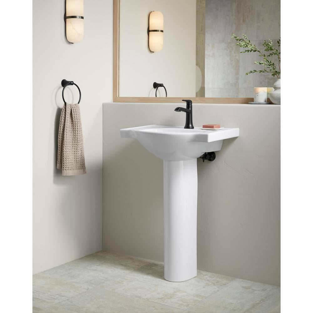 KOHLER Veer Vitreous China Pedestal in White K-5246-0