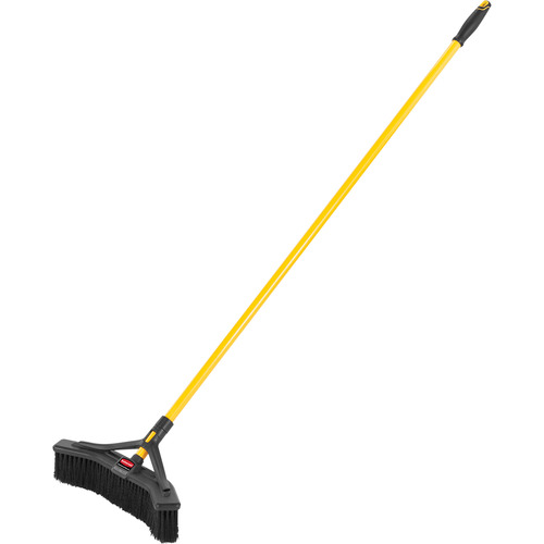 Rubbermaid Commercial Maximizer PushtoCenter 18quot Broom  RCP2018727