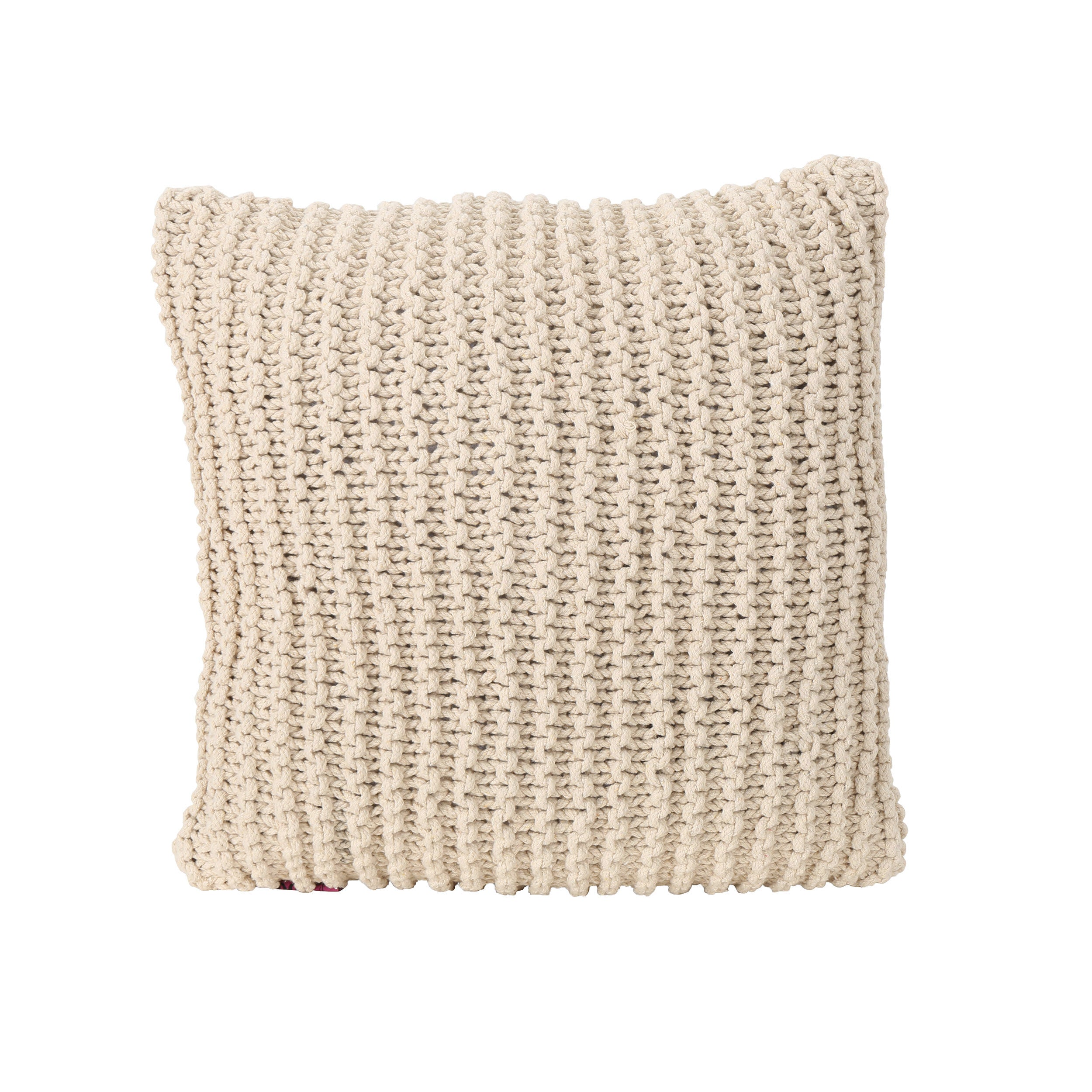 Tate Knitted Cotton Pillow