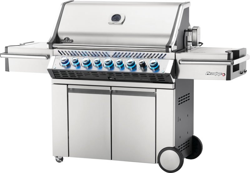 Napoleon Prestige Pro 665 RSIB Stainless Steel Freestanding Liquid Propane Gas Grill