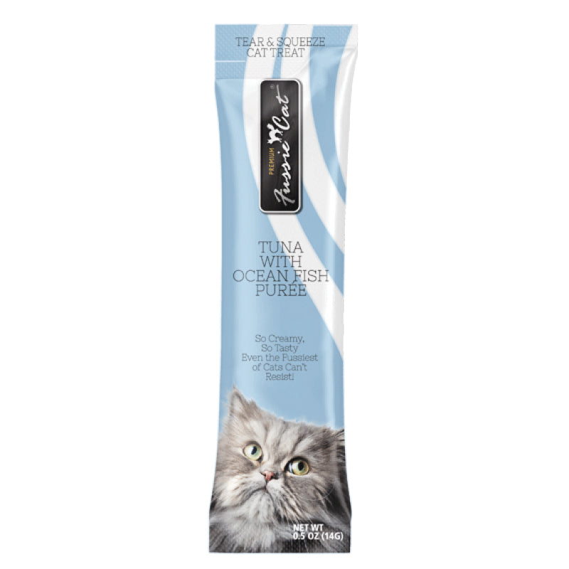 Fussie Cat Puree Tuna  Ocean Fish Cat Treat