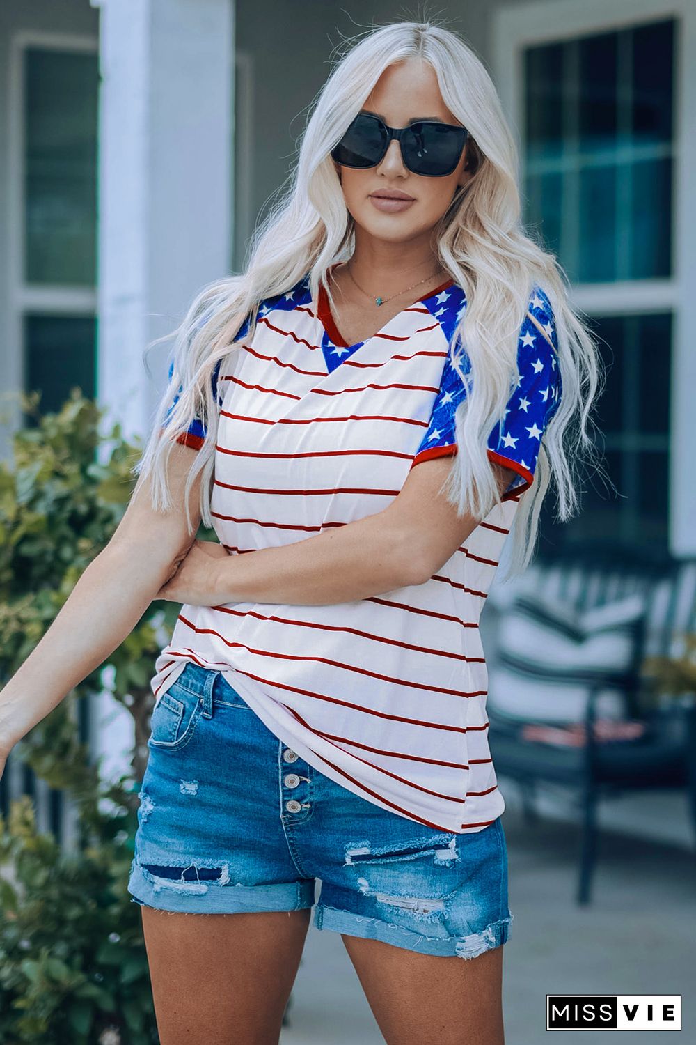 Stars and Stripes National Day Tee