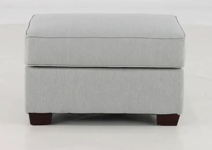 Gavin Sky Gray Ottoman