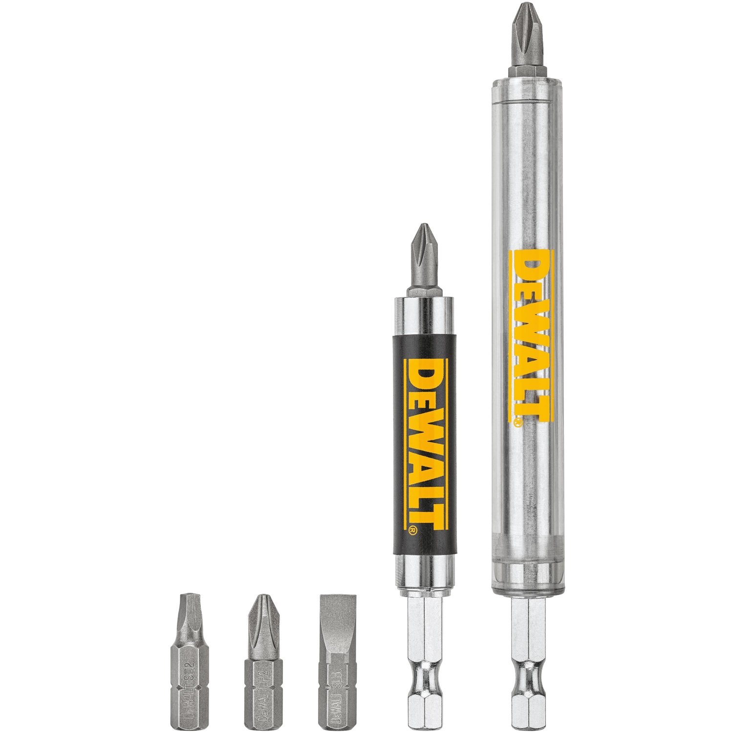 DW 2 in. L Drive Guide Set Heat-Treated Steel 7 pc