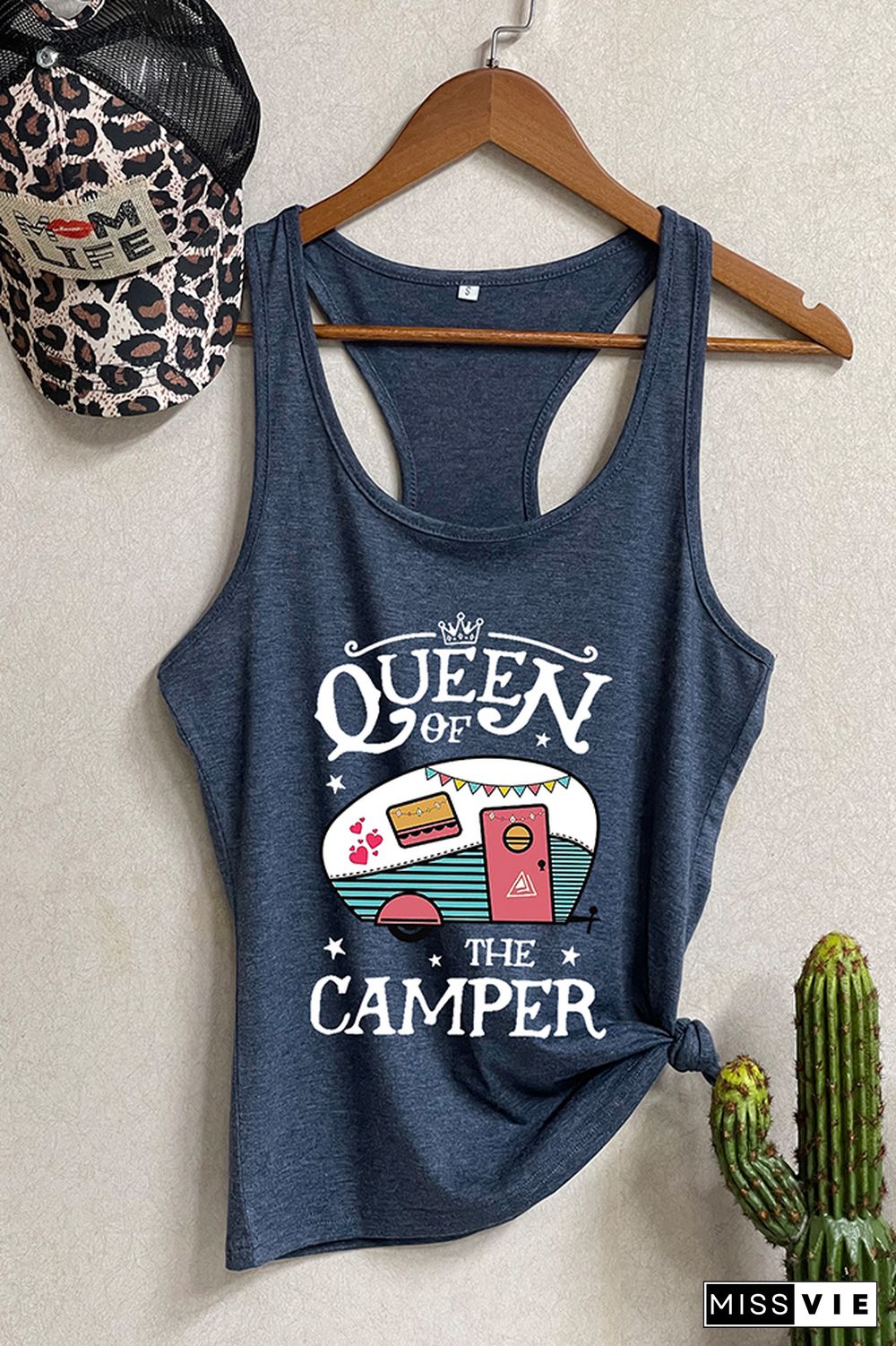 Queen of the Camper Sleeveless Tank Top Wholesale