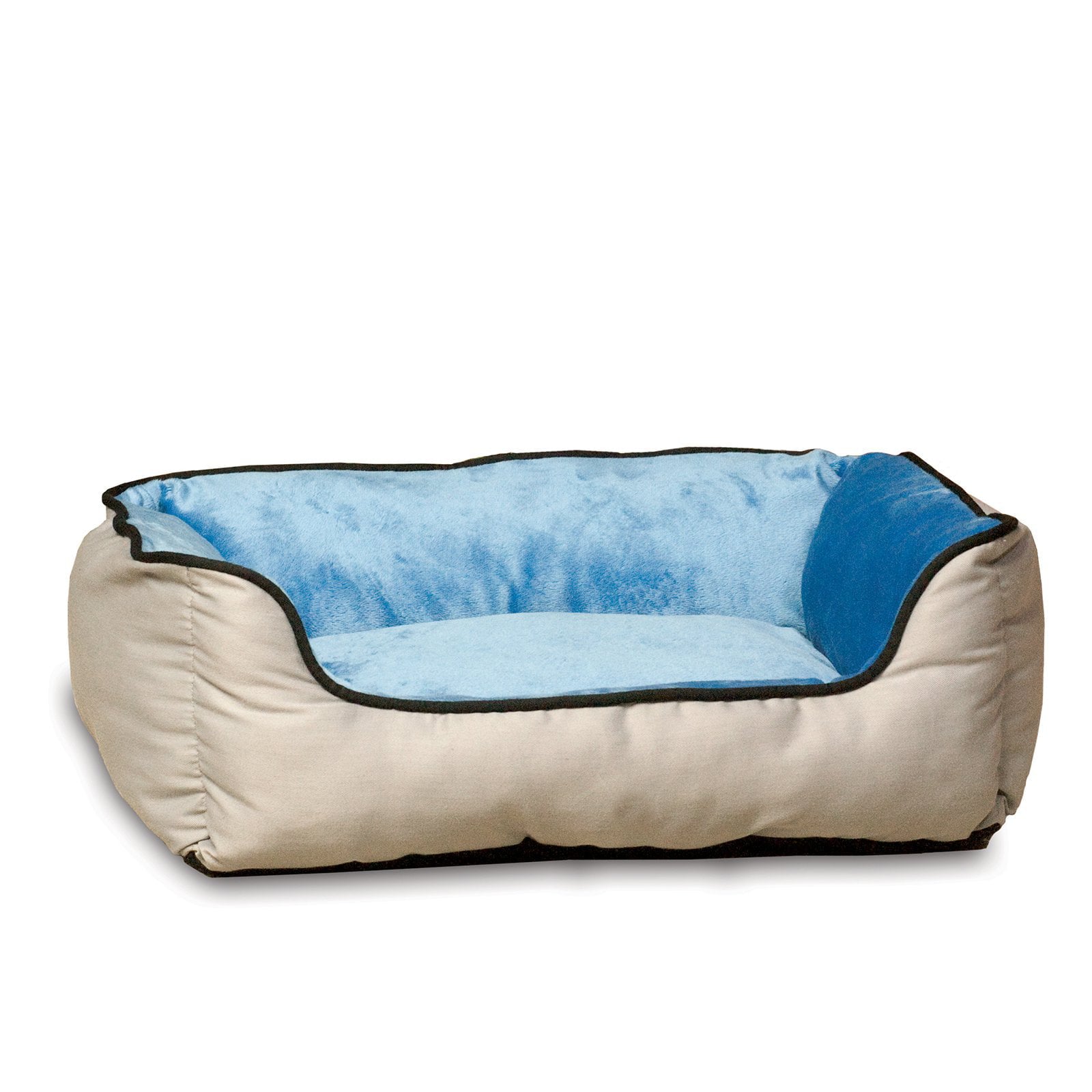 KandH Lounge Sleeper Pet Cat Bed， Mocha/Green